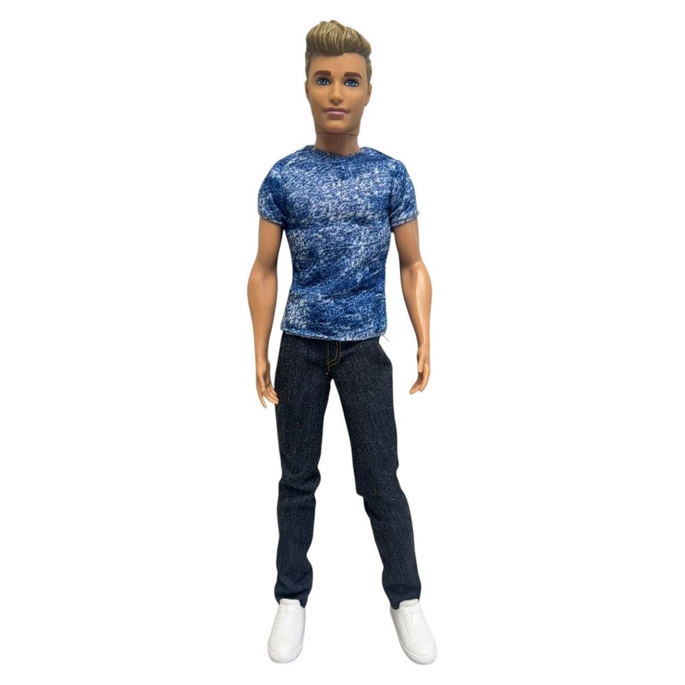 2015 Mattel Barbie #1‎ Dashing Denim Ken Fashionistas Doll DGY67